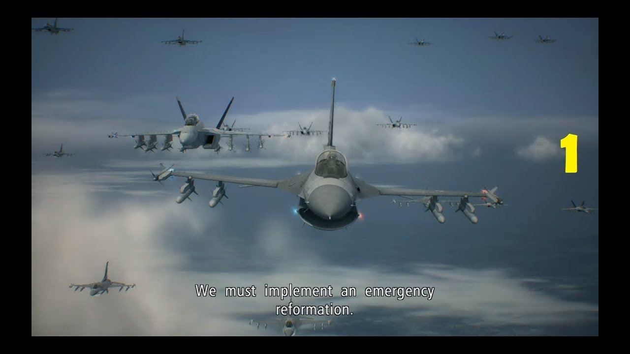 Ace Combat 6 // Mision 1 - Invasion of Gracemeria // Xbox One X 60fps