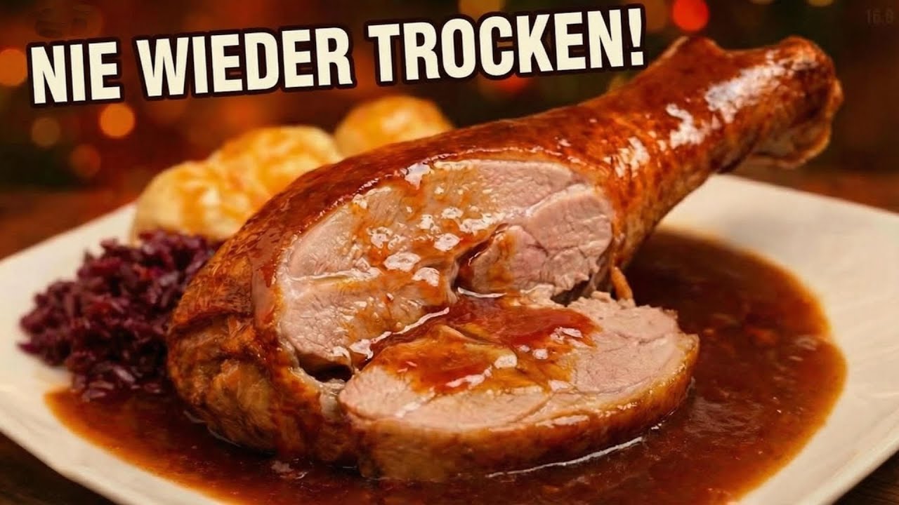 Putenkeulen nie wieder trocken! Das einfachste Rezept für saftige Keulen und leckere Soße 😋