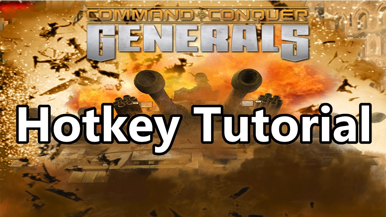 Учебник по горячим клавишам — Command and Conquer Generals: Zero Hour