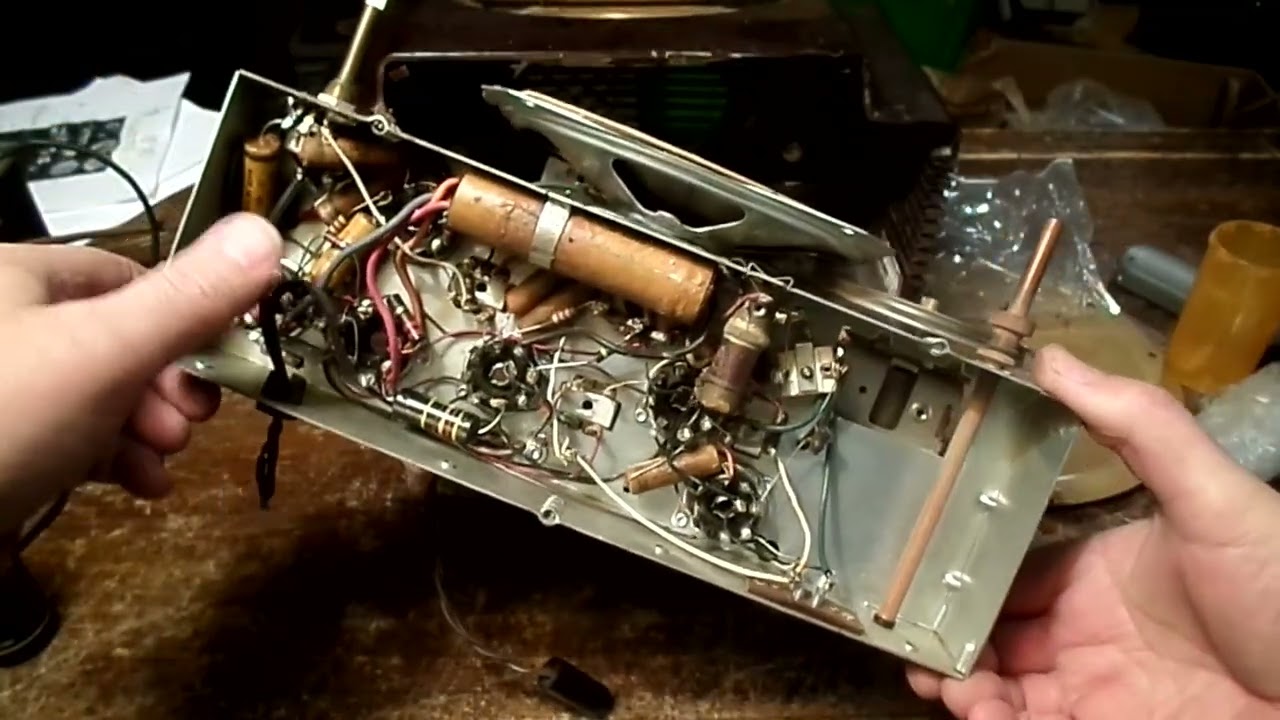 Vintage 1950 Philco 50 920 Vacuum Tube Radio Repairs
