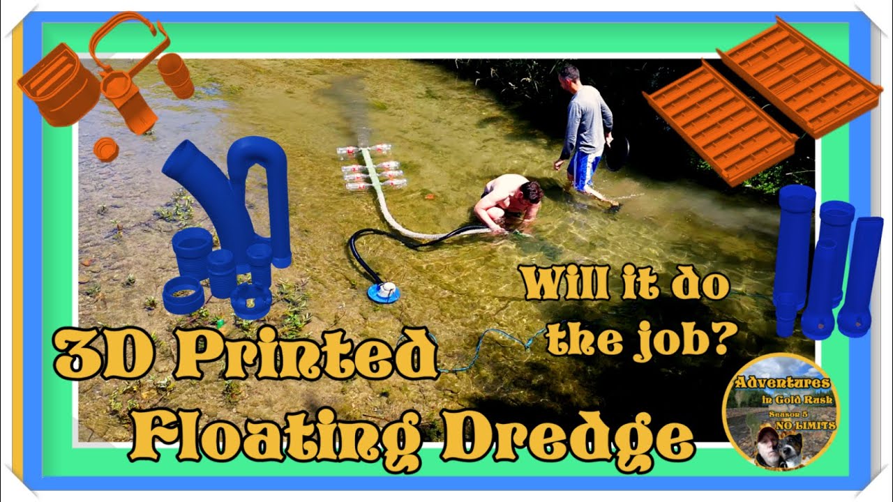 Testing a 3D Printed Floating Dredge – Does It Actually Work? | Adventures in Gold Rush (SE05EP03)