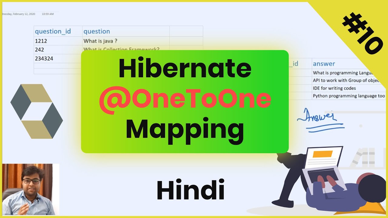 #10. OneToOne Mapping  | Hibernate Mapping | Hibernate Tutorial in hindi