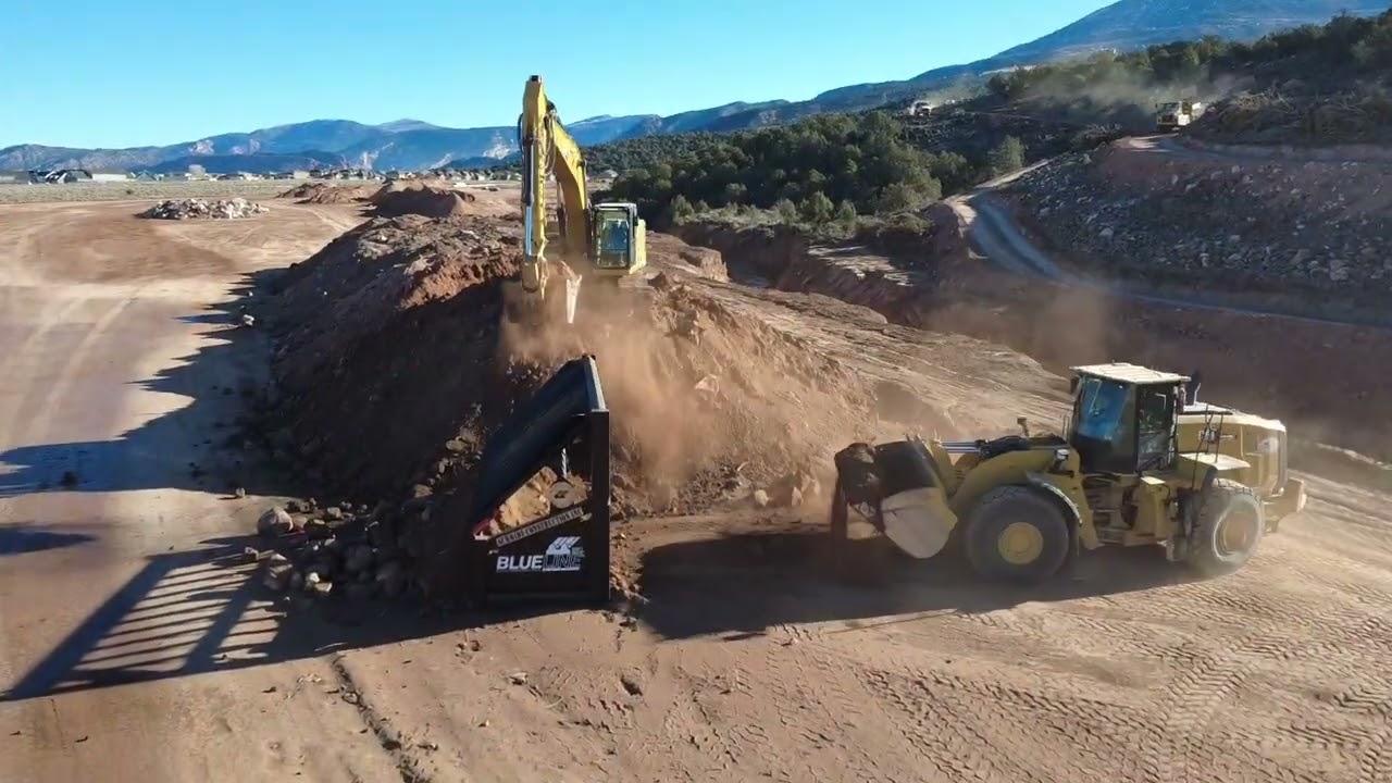 BLUELINE Rock Grizzly/Schmidt Construction Cedar City, Utah