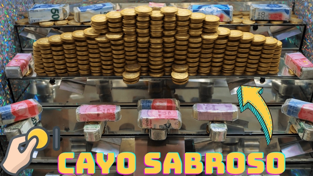 Tremendo muro de monedas en la de cascada 02-49