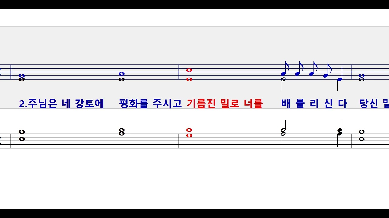 가해 지극히 거룩하신 그리스도의 성체 성혈 대축일 화답송(손상오)