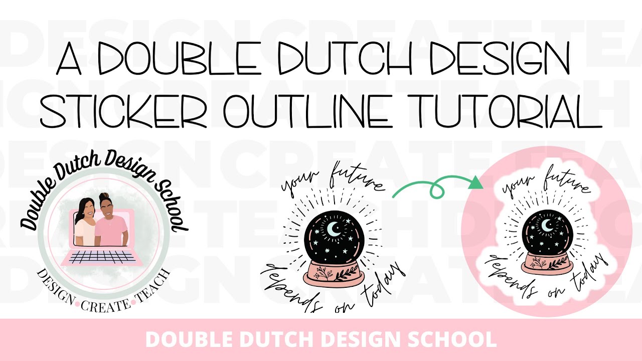 How to Create a Sticker Outline Using Canva