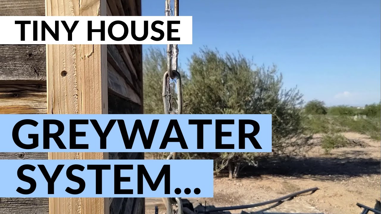 Building a Tiny House - Where to go with the greywater? (how I setup the greywater system)