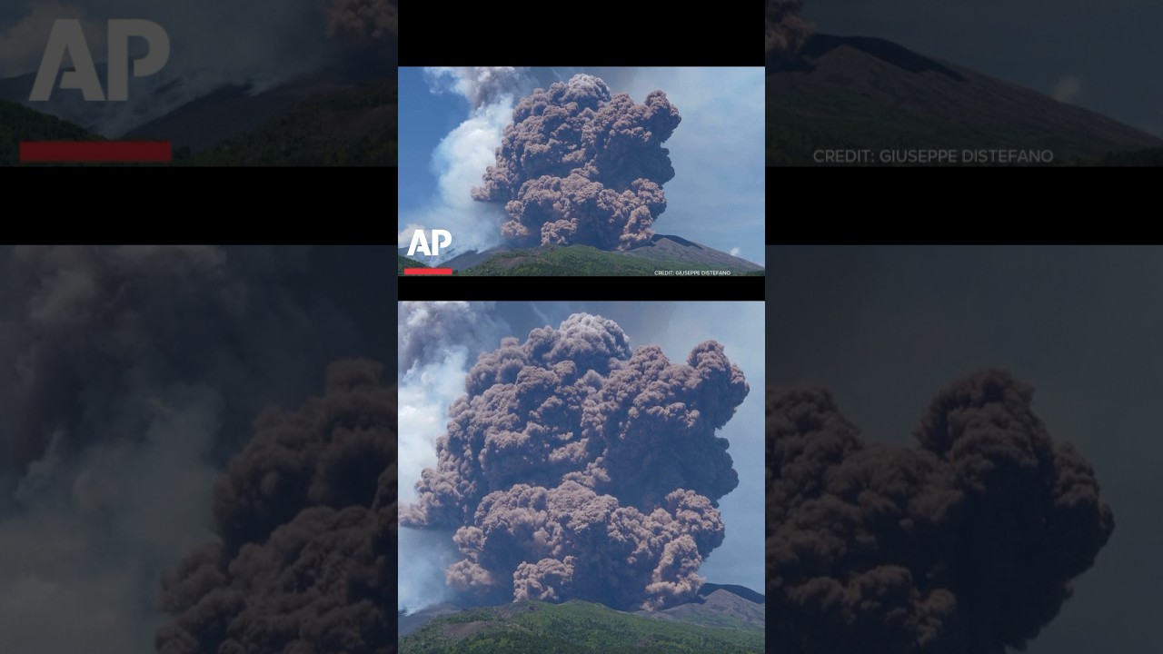 Mount Etna erupts with miles-high smoke and ash 
