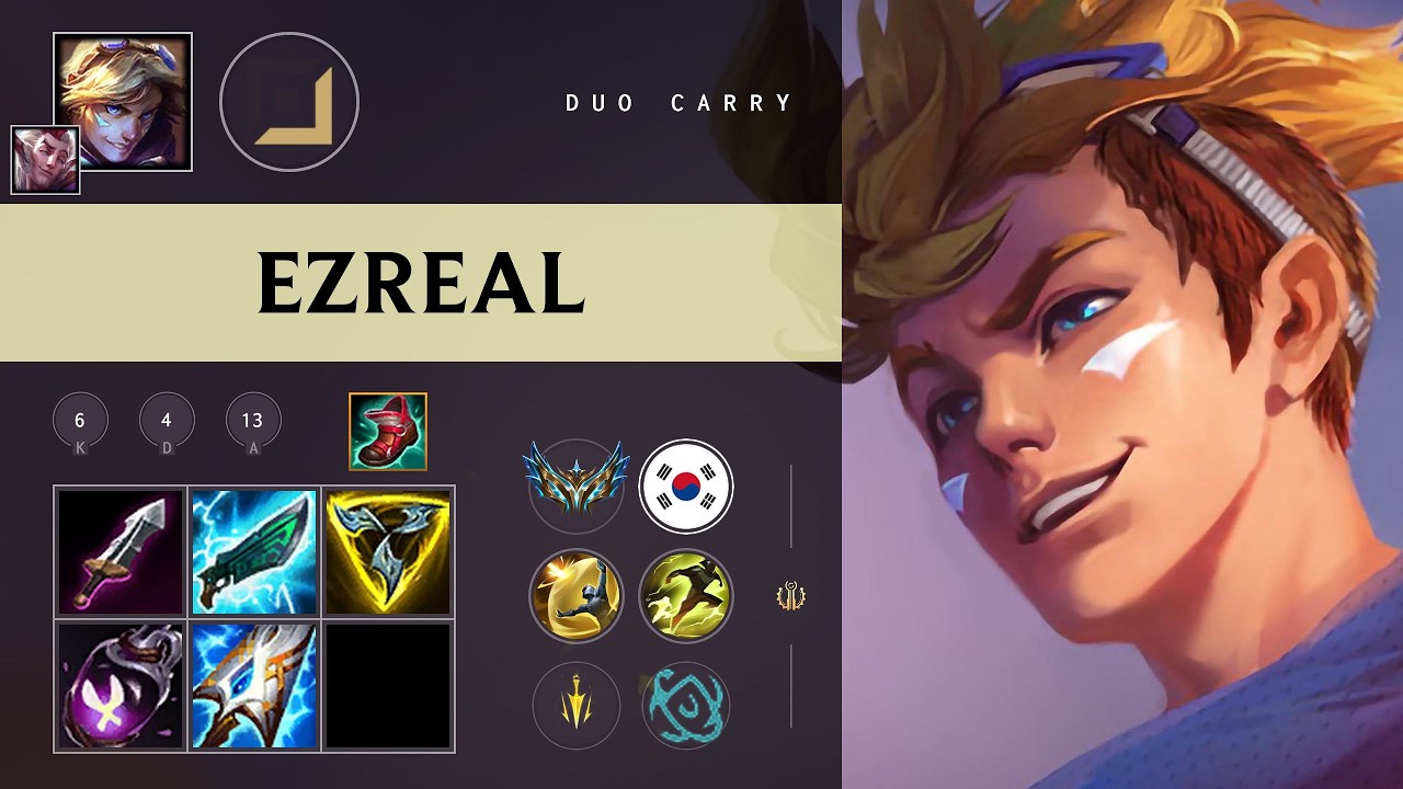 Ezreal ADC vs Draven - KR Challenger Patch 26.09