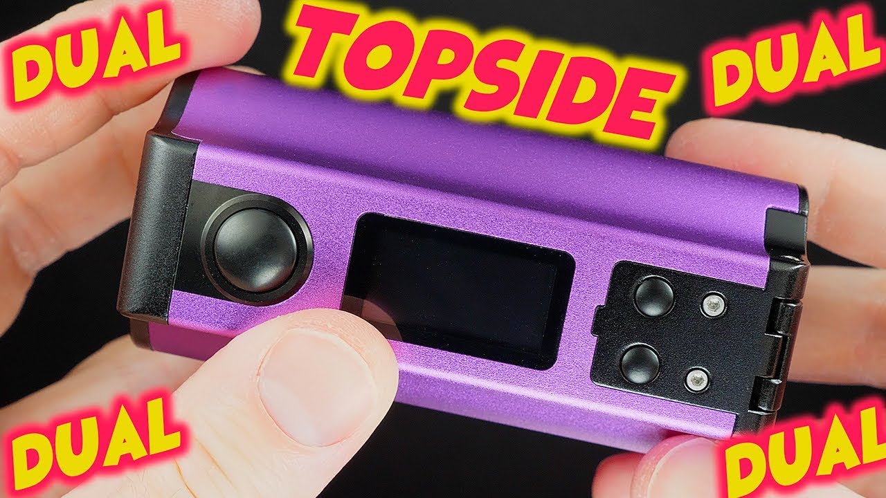 Topside Dual 18650 200w Squonk Mod By TVC & Dovpo!