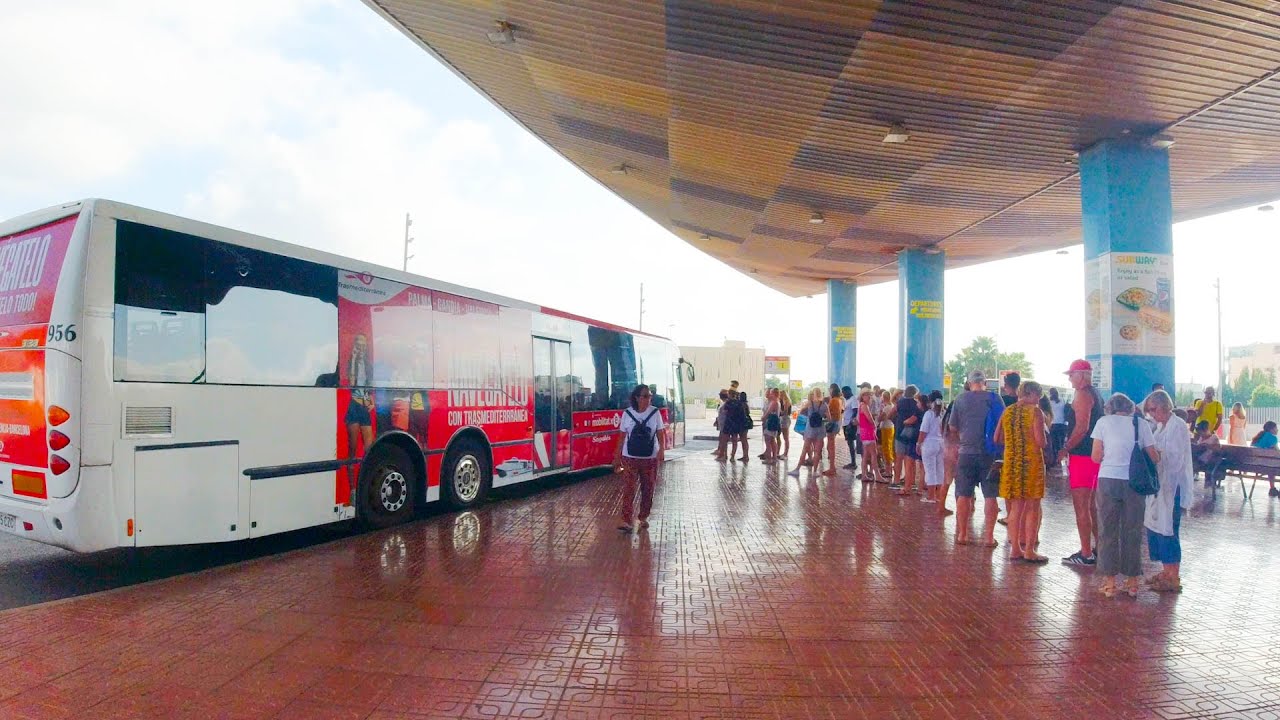 San Antonio Bus Station, Ibiza Spain