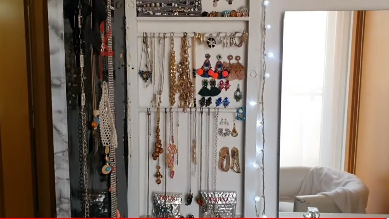 Como hacer tu propio joyero¡¡¡ para  organizar joyitas y complementos