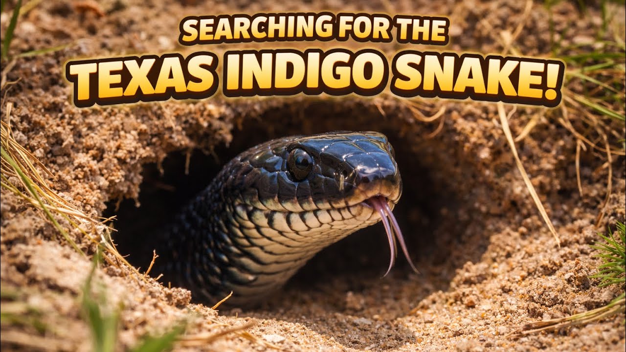 24 Hours to find the Texas Indigo! #reptiles#snakes#herping#wildlife#texas