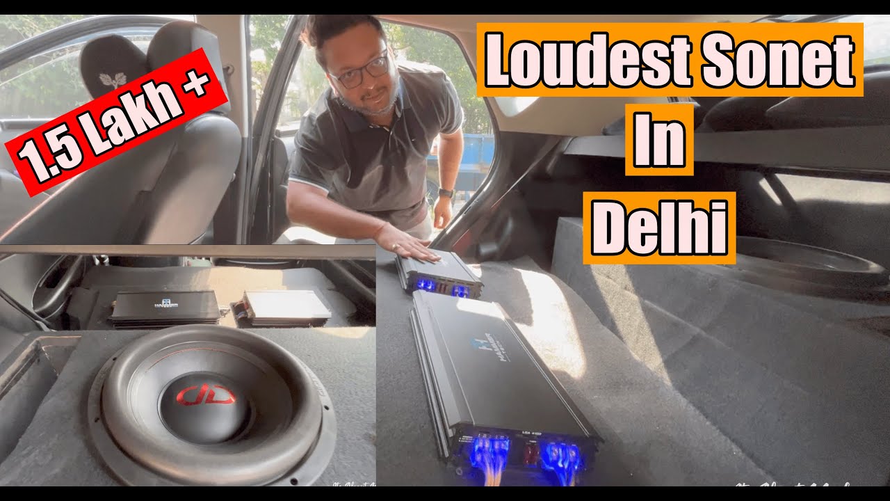Modified Kia Sonet 🔥| Premium audio setup | Xcelsis components | DD woofer | Sonet Modification
