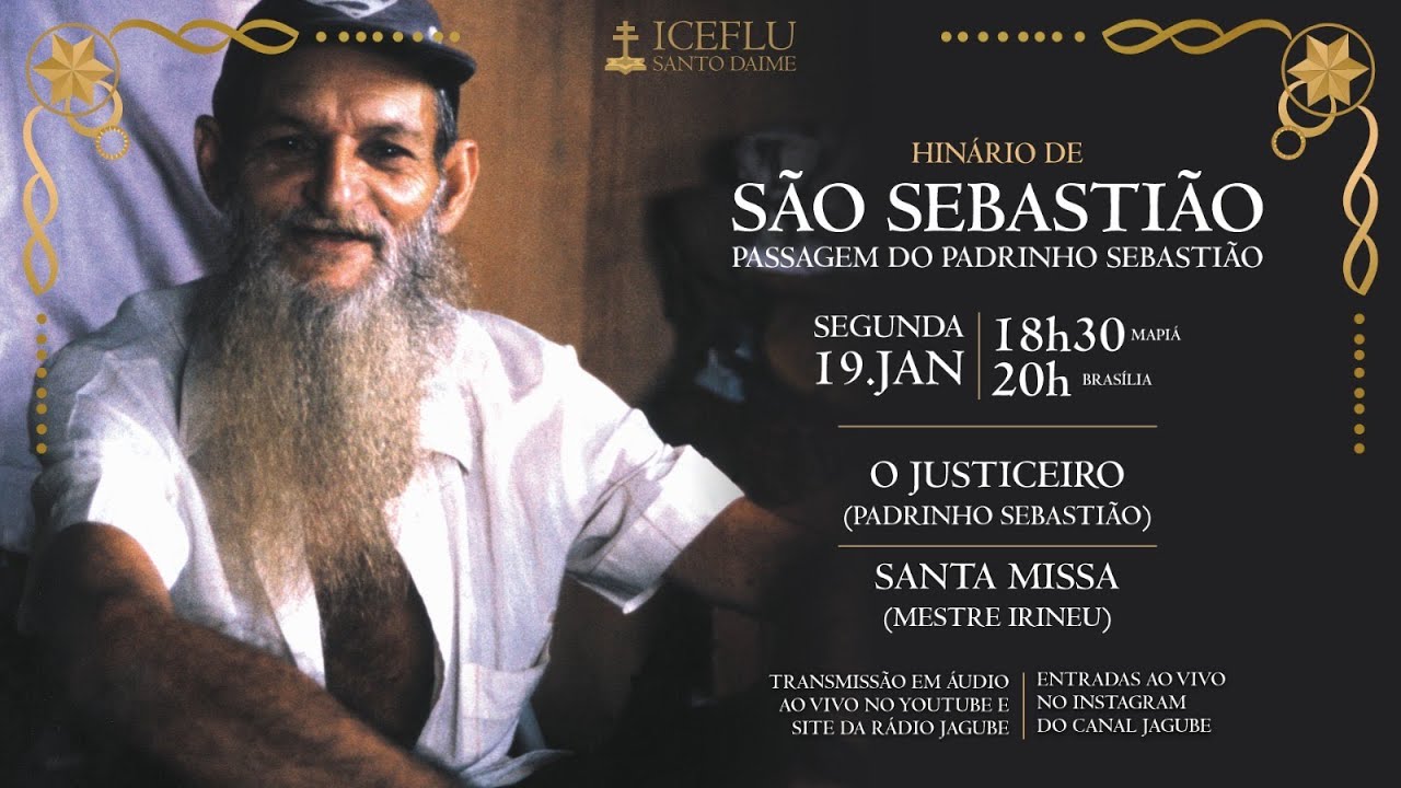 [AO VIVO] São Sebastião - Hinário O Justiceiro(Padrinho Sebastião)