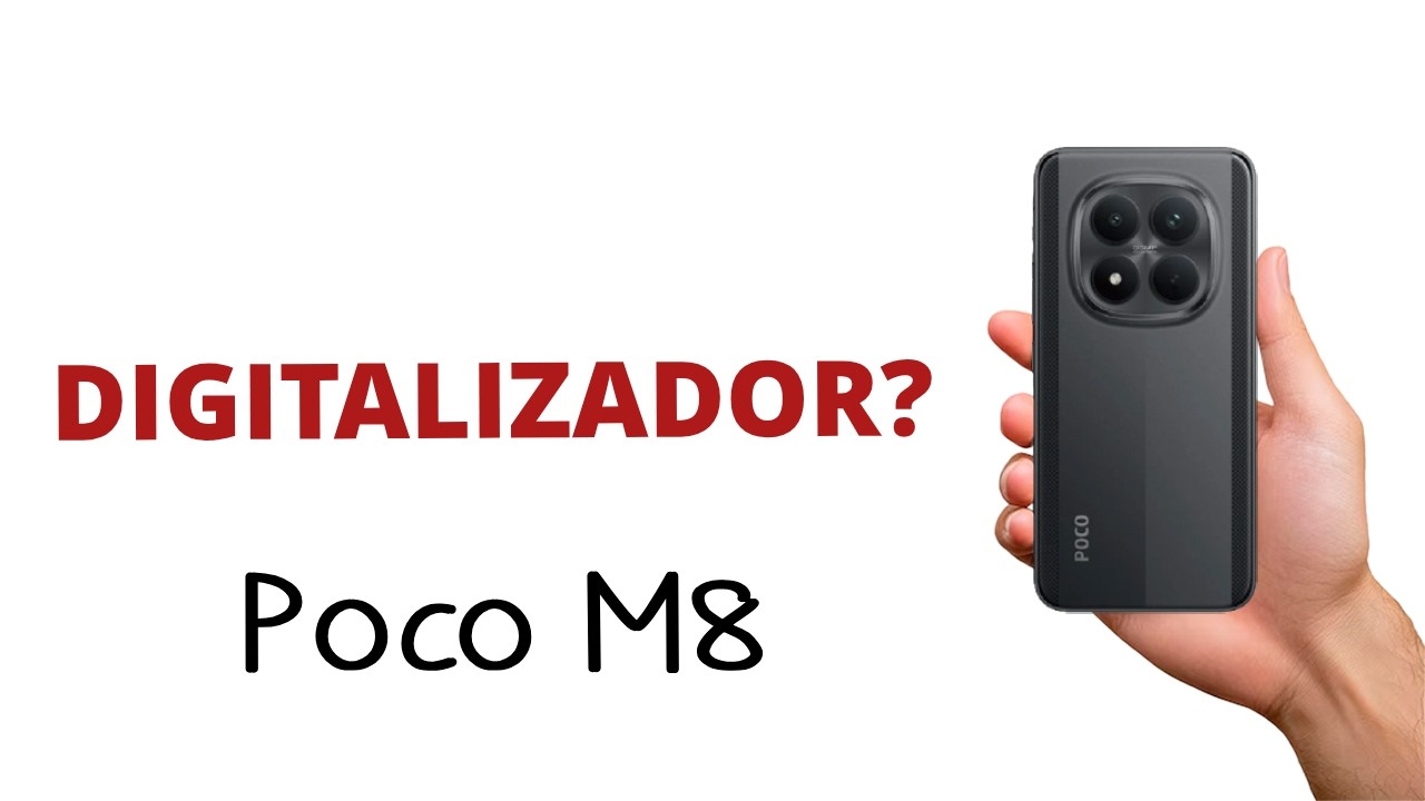Como USAR o DIGITALIZADOR da CÂMERA, Poco M8!