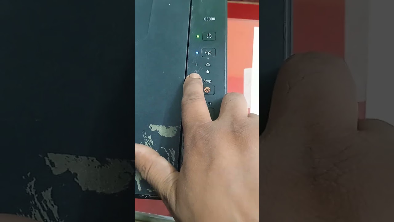 canon g3000 stop button blinking issue | canon pixma orange light blinking problem theek kaise karen