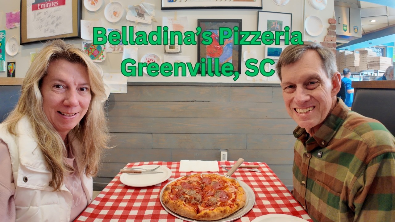 Обед в пиццерии BELLADINA'S PIZZERIA - Гринвилл, Южная Каролина.