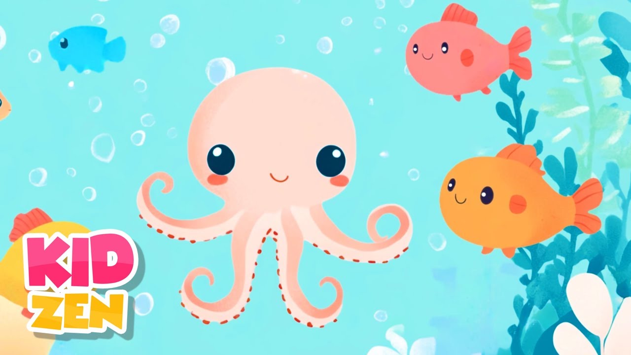 Colors of Coral Reef - 12 Hours of Piano Music for Babies 🐙 Relaxing and Calming Lullaby for Kids