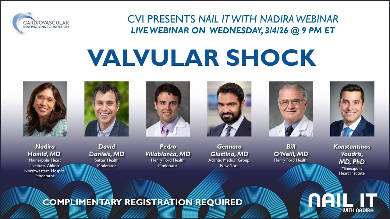Nail it with Nadira - Valvular Shock Webinar