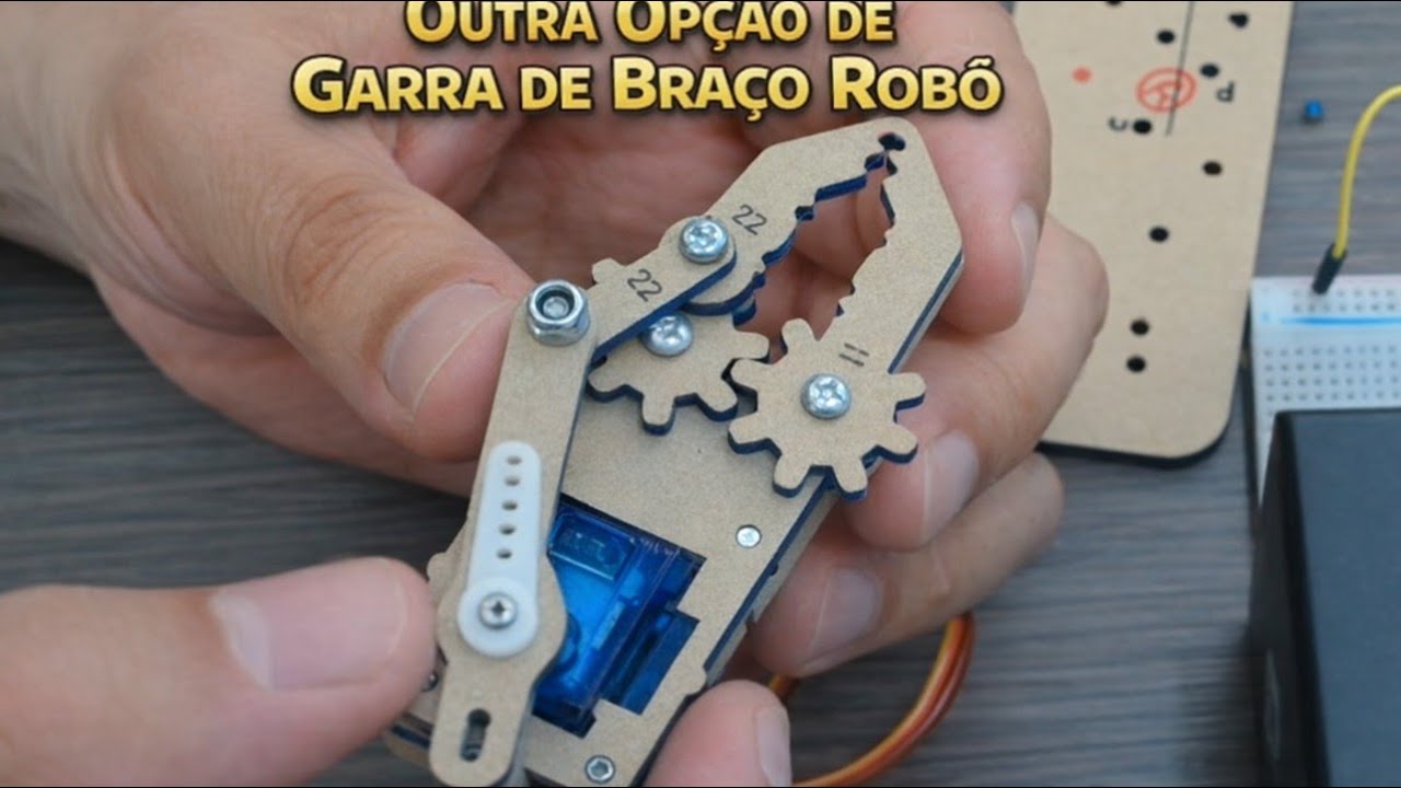 Outra versão de garra para o braço robô