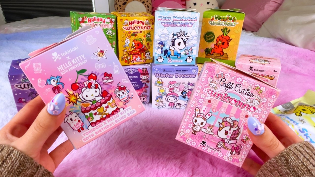 ASMR Unboxing Tokidoki Blind Boxes! (soft spoken)