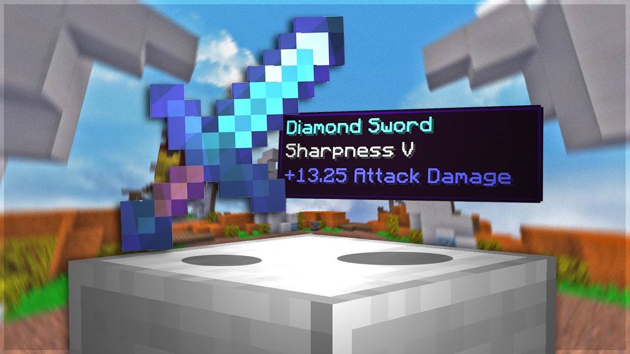 getting SHARPNESS 5 in Ranked Skywars...
