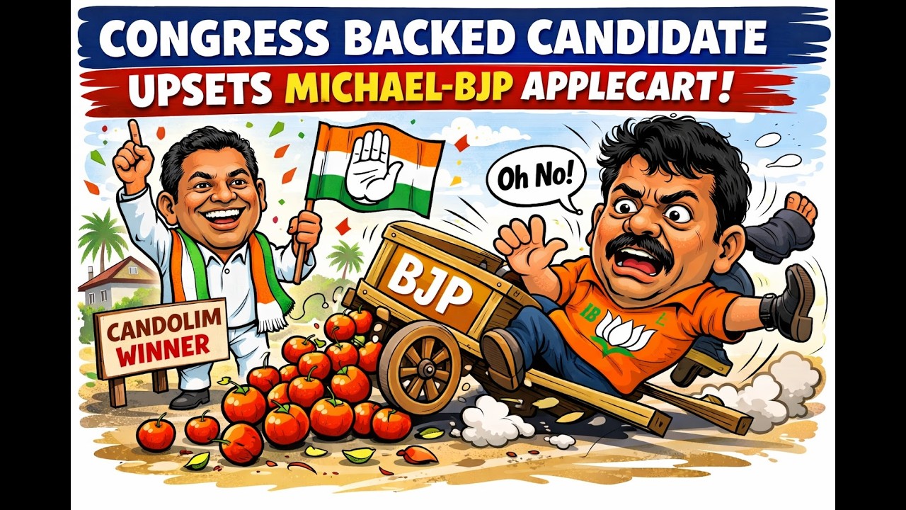 Congress backed Lourenco Silveira upsets Michael’s, BJP’s apple cart
