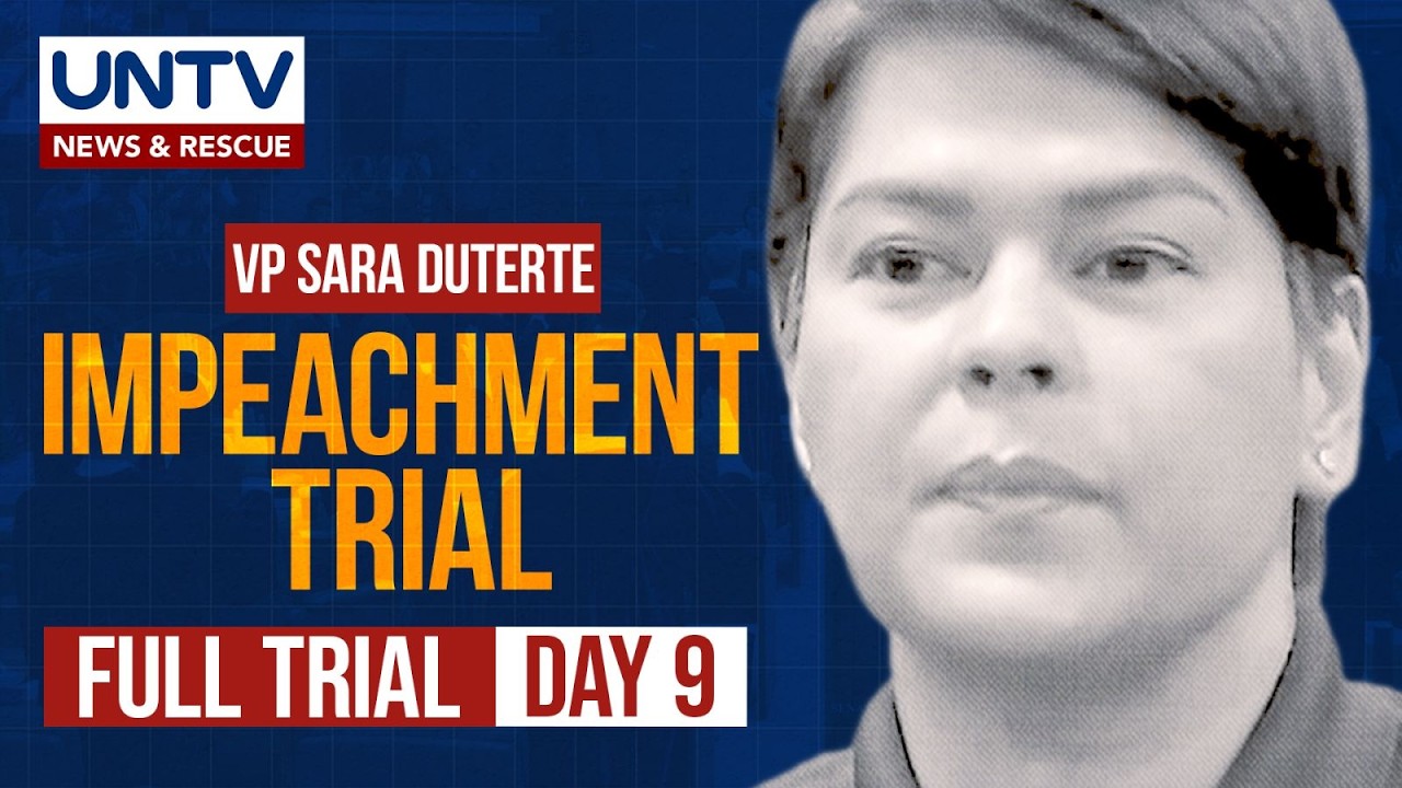 FULL TRIAL: Impeachment Trial of Vice President Sara Duterte, Day 9 &ndash; July 22, 2026