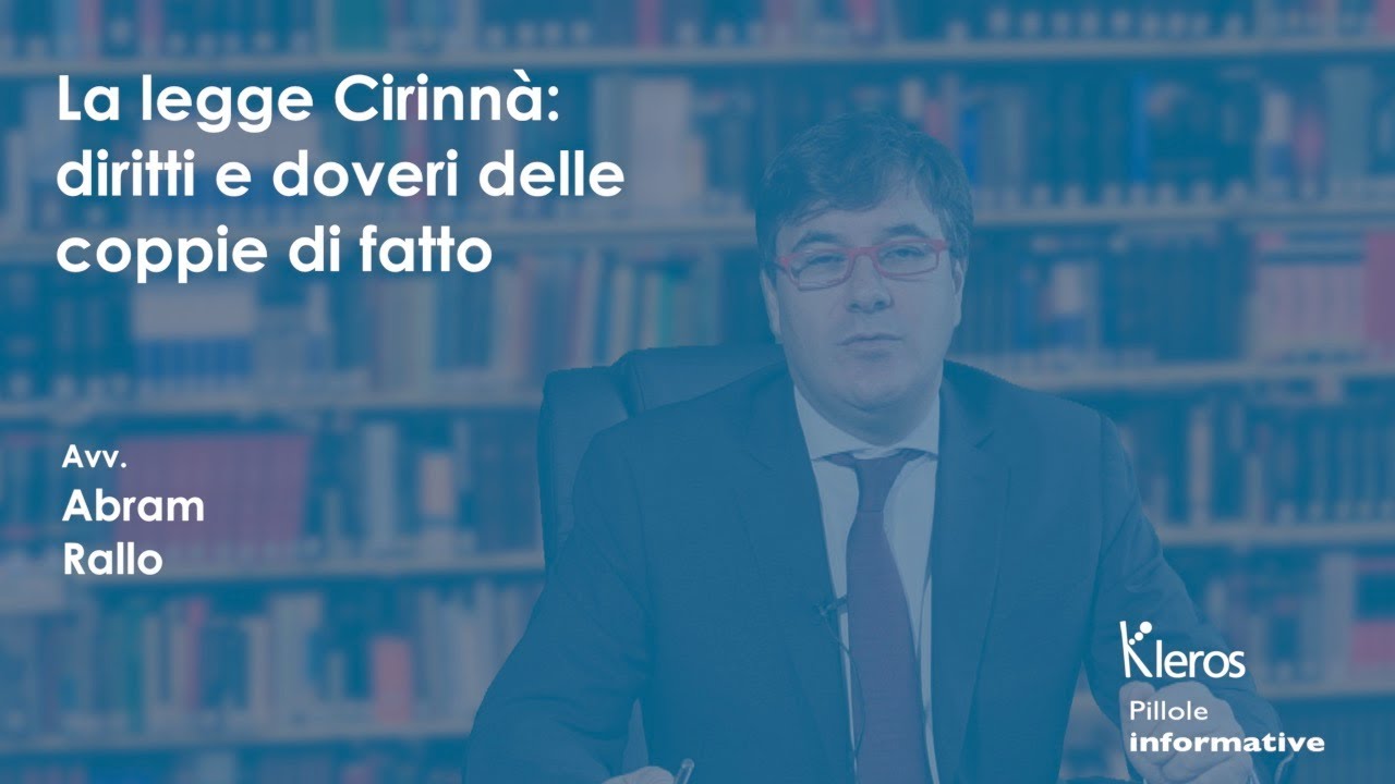 La legge Cirinnà: diritti e doveri delle coppie di fatto