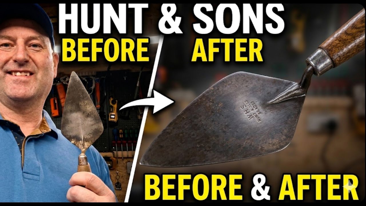 How i restored a Vintage collectors WHS brades trowel. 
