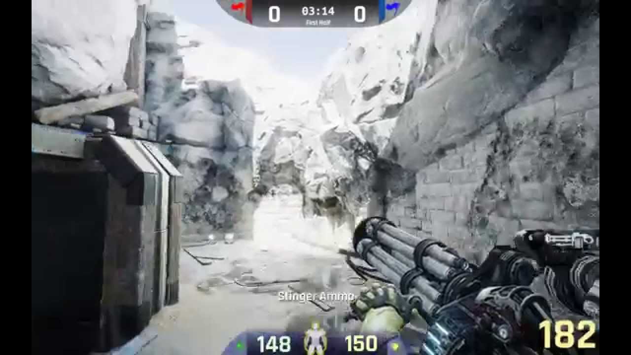 Unreal Tournament Pre-Alpha, CTF-TitanPass Map Overview