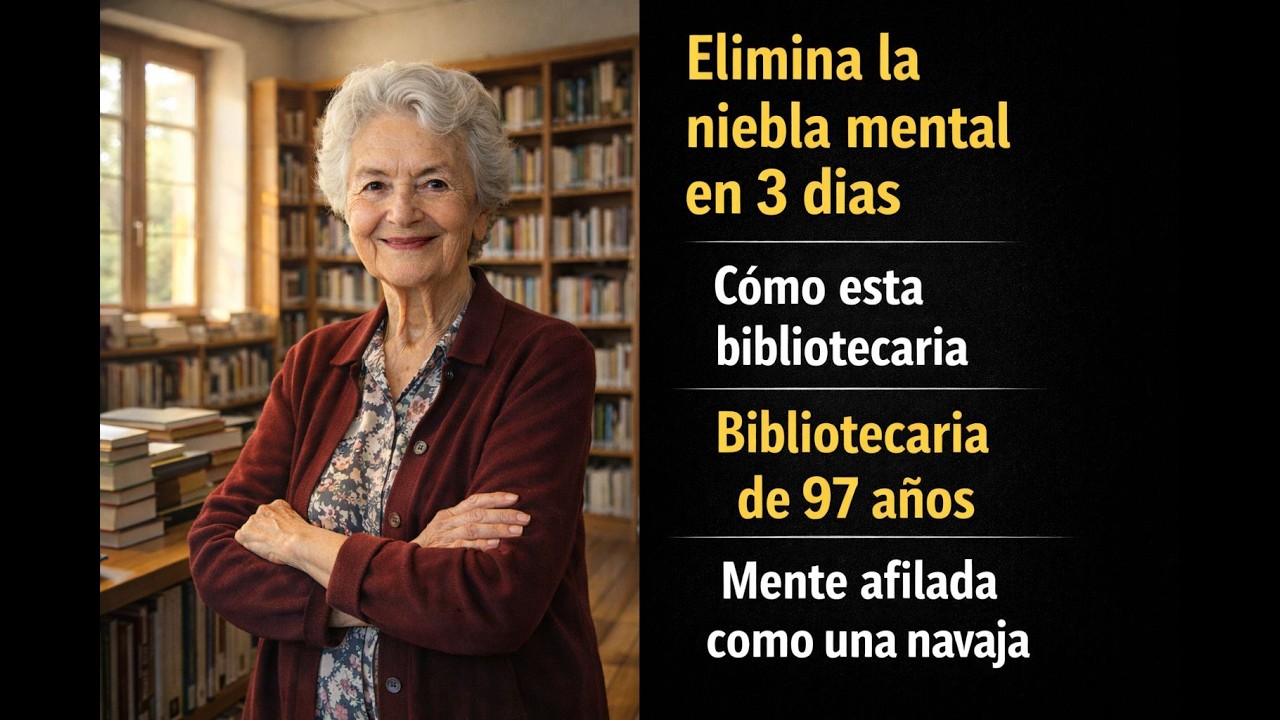 Elimina la Niebla Mental en 3 Días: El Secreto de una Bibliotecaria de 97 Años