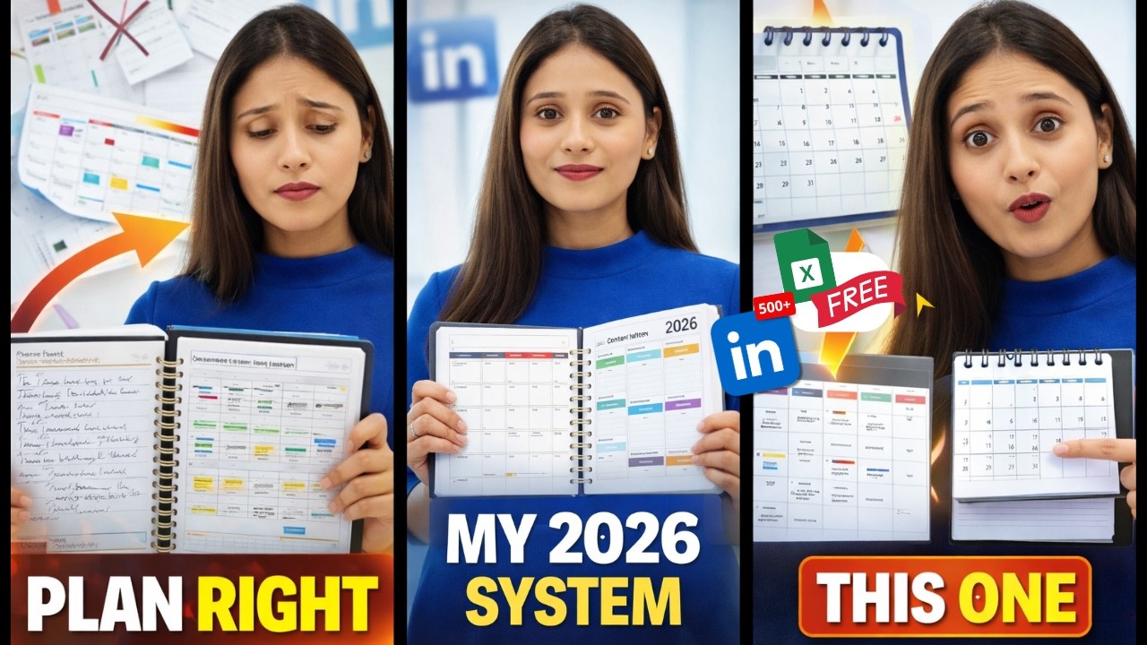 Контент-планировщик LinkedIn на 2026 год (БЕСПЛАТНО) | Контент-календарь для привлечения лидов | ...