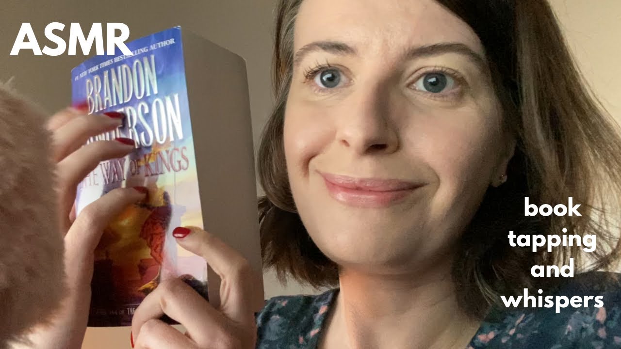 ASMR showing you some books.
