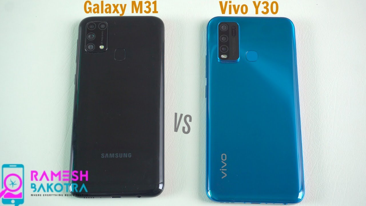 Samsung Galaxy M31 vs Vivo Y30 SpeedTest and Camera Comparison