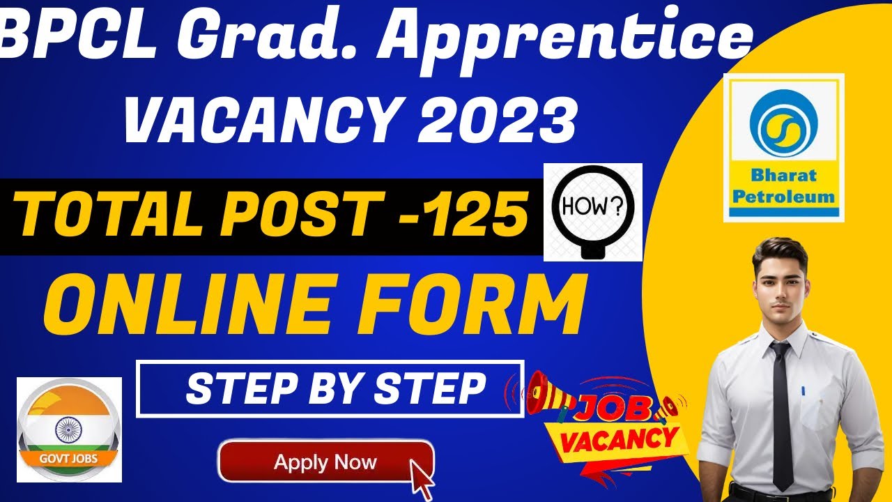 BPCL Graduate Apprentice Recruitment 2023 | How to BPCL Apprentice Apply Online 2023 | BPCL Vacancy
