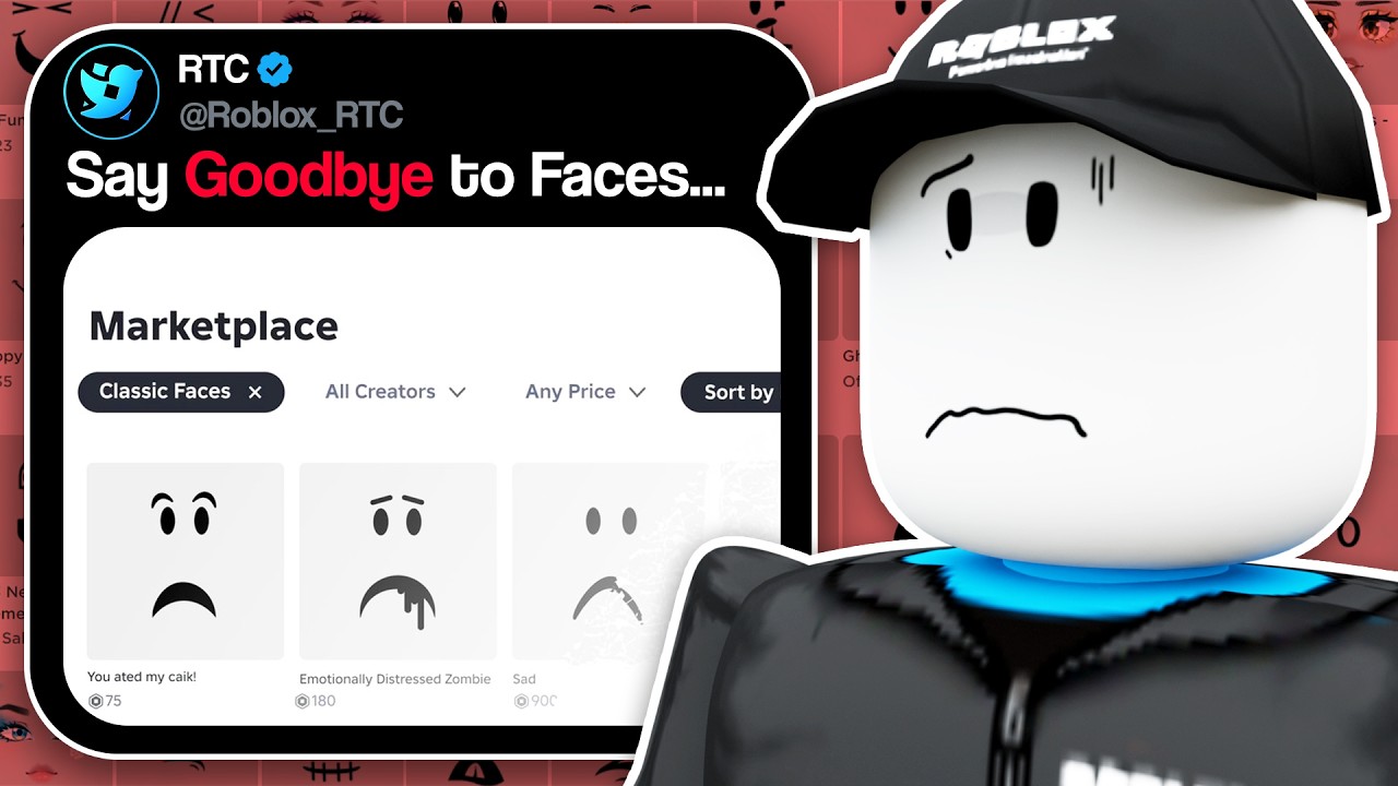 Roblox только что УДАЛИЛ все классические лица&hellip;