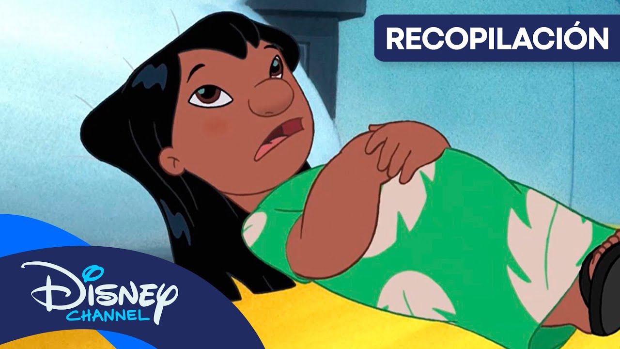 LILO Y STITCH: La valiente y dulce Lilo 🥰 | RECOPILACIÓN | @disneychannelES