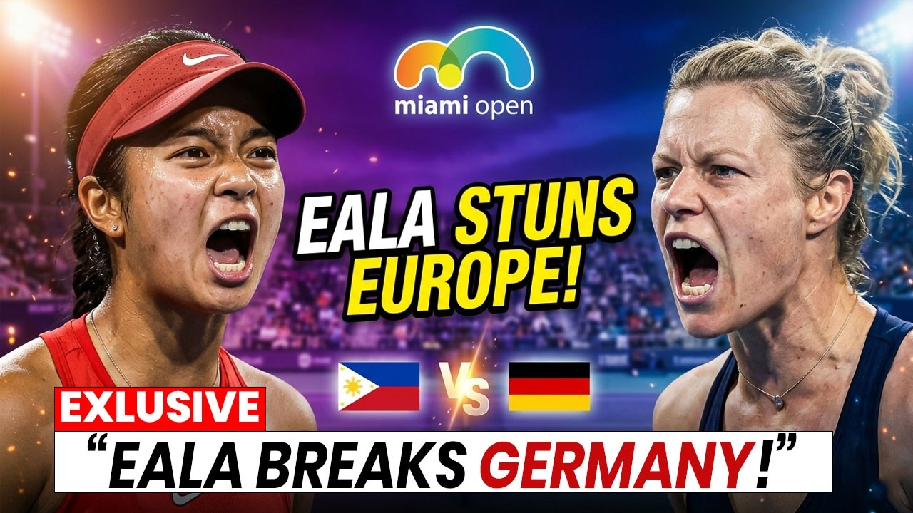 GERMANY SHOCKED! 😱 Alexandra Eala vs Laura Siegemund Turns WILD in Miami! 🎾🔥