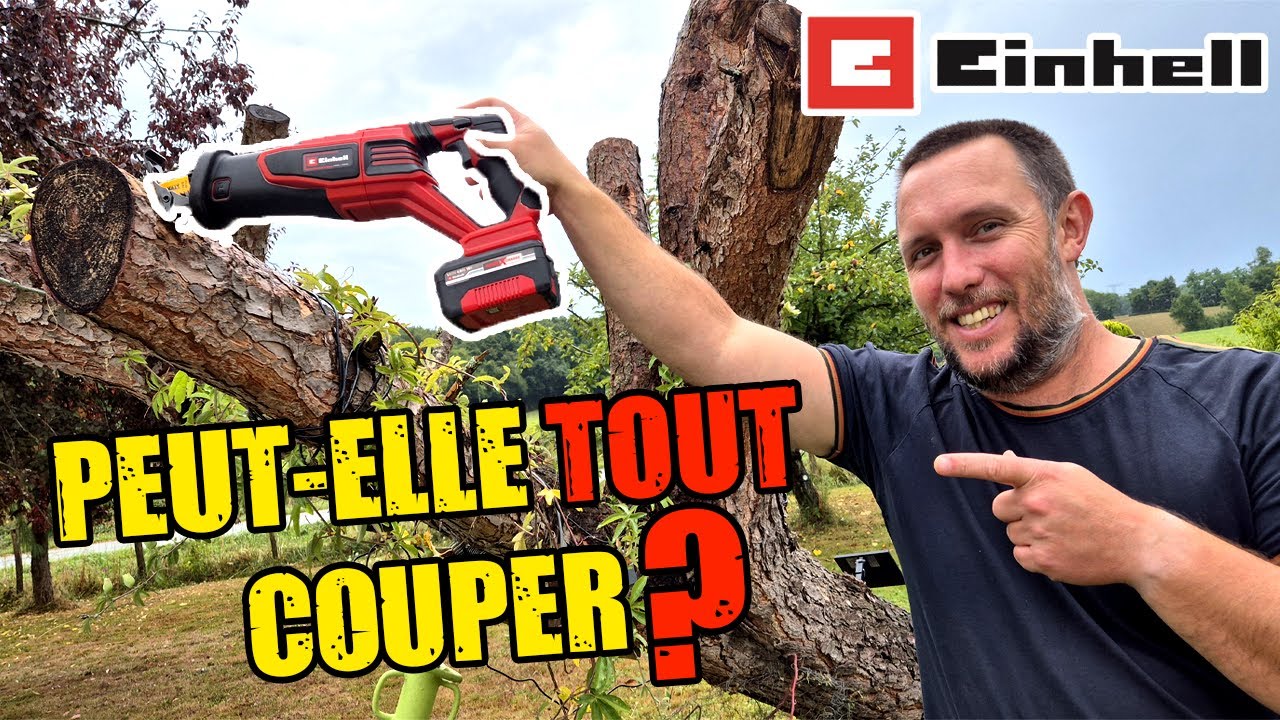 Elle coupe TOUT ?! 🔥 Test extrême de la scie sabre Einhell ⚡ Bois & Métal