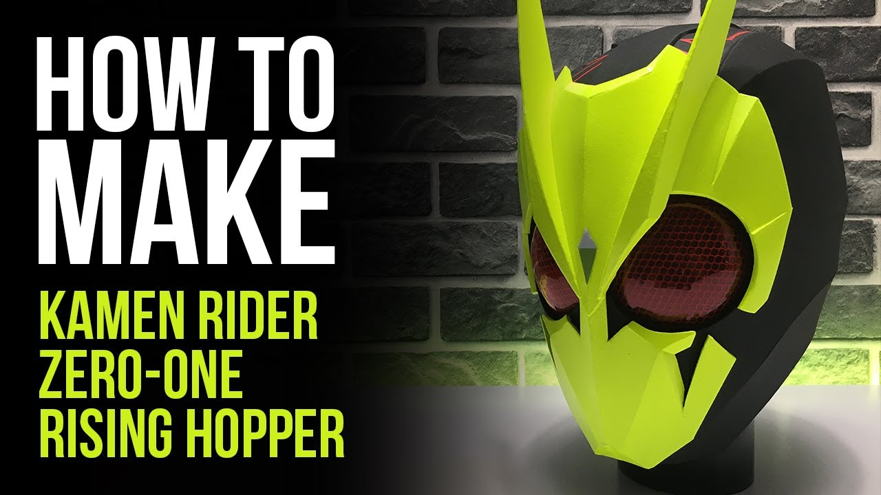 How To Make Kamen Rider Zero-One Rising Hopper Helmet | 仮面ライダーゼロワン ライジングホッパー ヘルメットの作り方