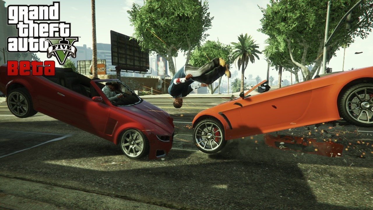 Car Crashes - GTA 5 Beta Edition