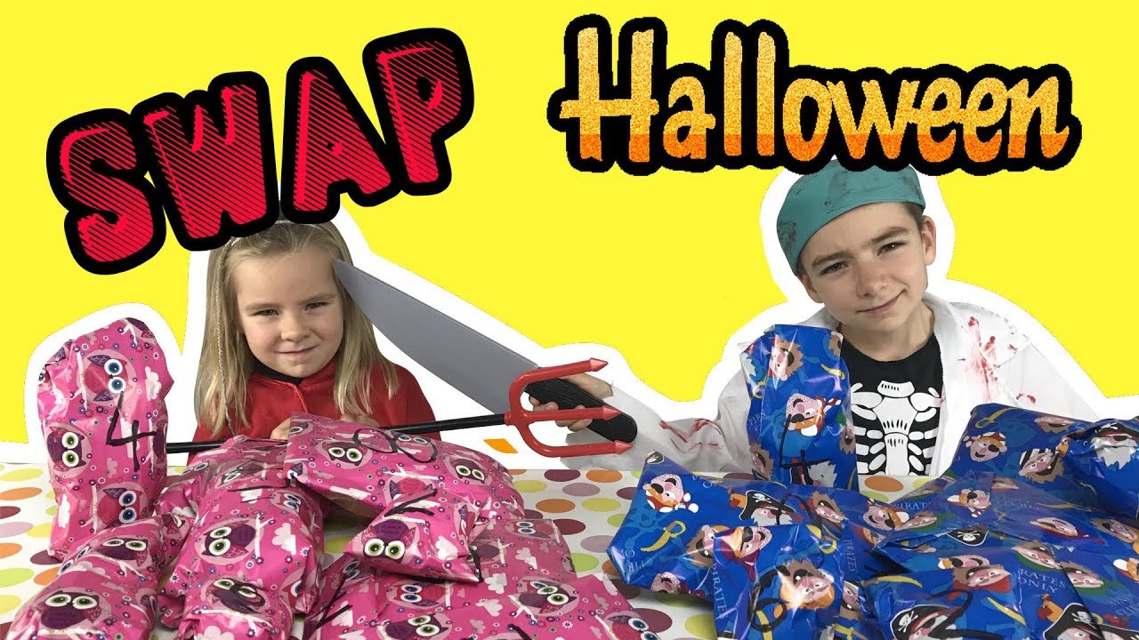 SWAP HALLOWEEN !!! LA SURPRISE DE MAMAN - KID STUDIO TEST