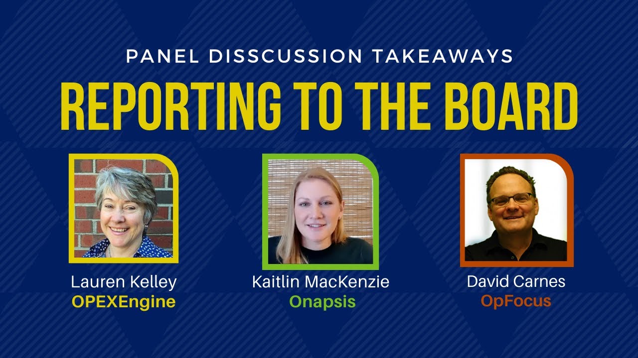 Reporting to the Board Panel Discussion