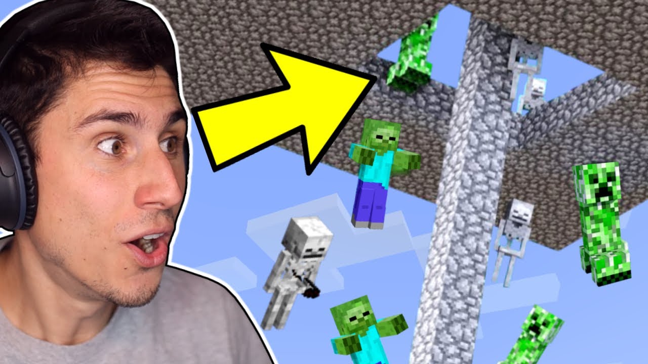 I Made A GIANT MOB GRINDER! | Minecraft Skyblock