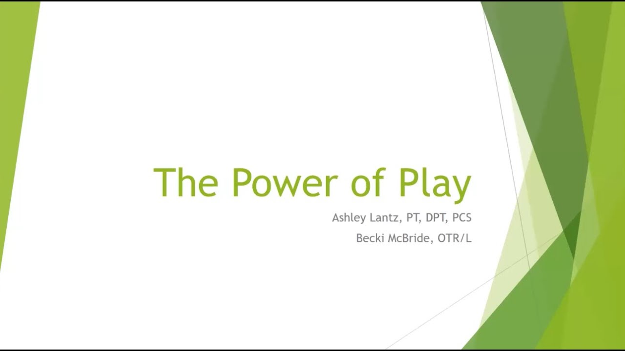 CHAMP Webinar Series - The Power of Play: Gross Motor Skills, Pretend Play & Favorite Toys