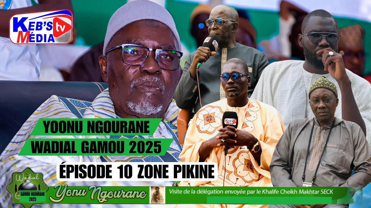 Ep10🛑 PIKINE la délégation envoyée par le Khalife CHEIKH MAKHTAR SECK wadial GAMOU NGOURANE 2025 