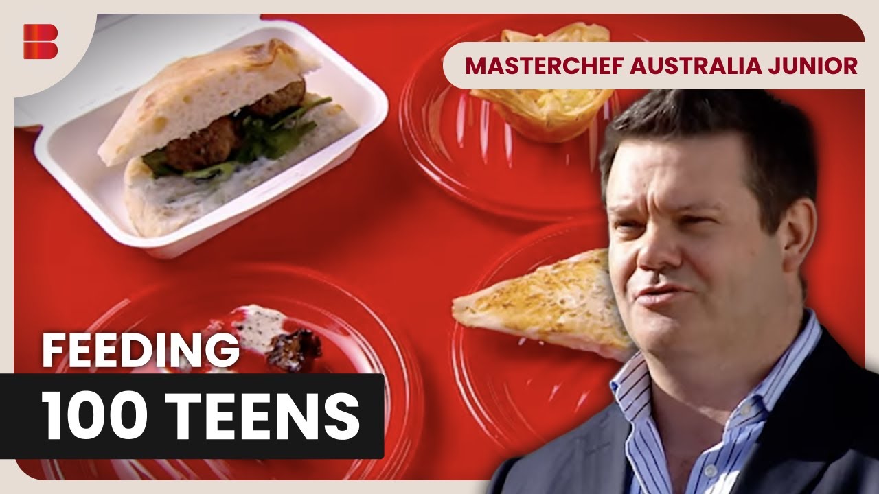 Team Cooking Challenge Pushes the Limits | MasterChef Australia Junior