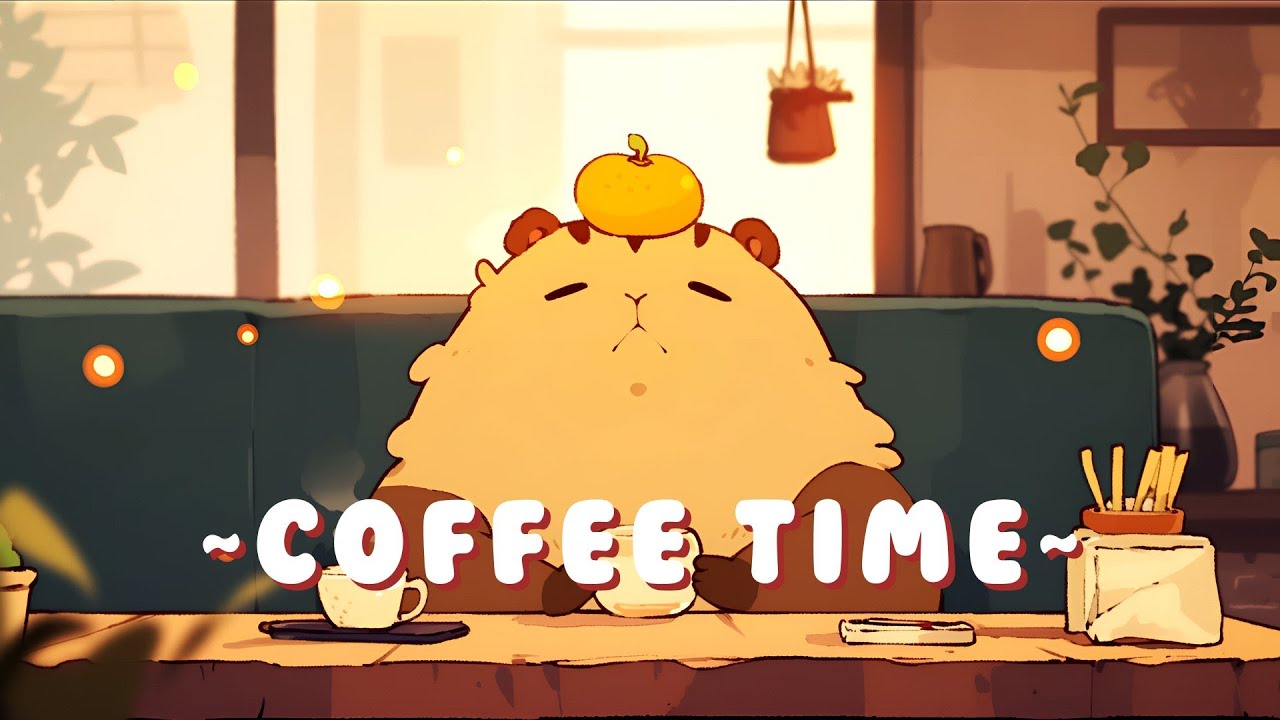 [Full Hour] 24/7 Capybara Lofi Beats - Lofi Hip Hop for Studying ~ Calm Energy ~ 🎵 💫